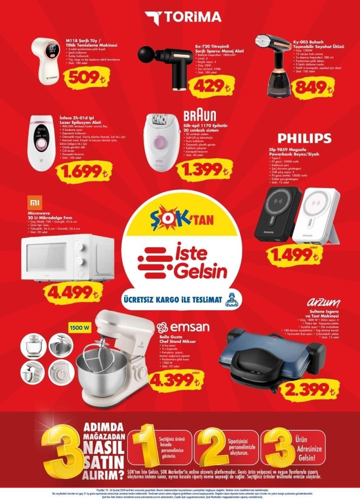 18-24 ŞUBAT ŞOK AKTÜEL KATALOĞU