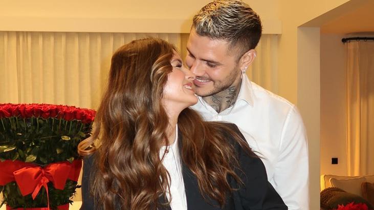 Icardi doğum gününde aşka geldi Romantik kareleri peş peşe paylaştı