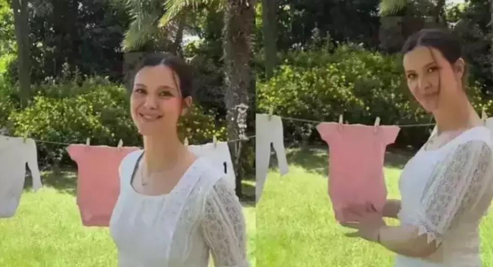 Anneliğinin tadını çıkarıyor İrem Helvacıoğlu ve kızı Soradan yeni kare