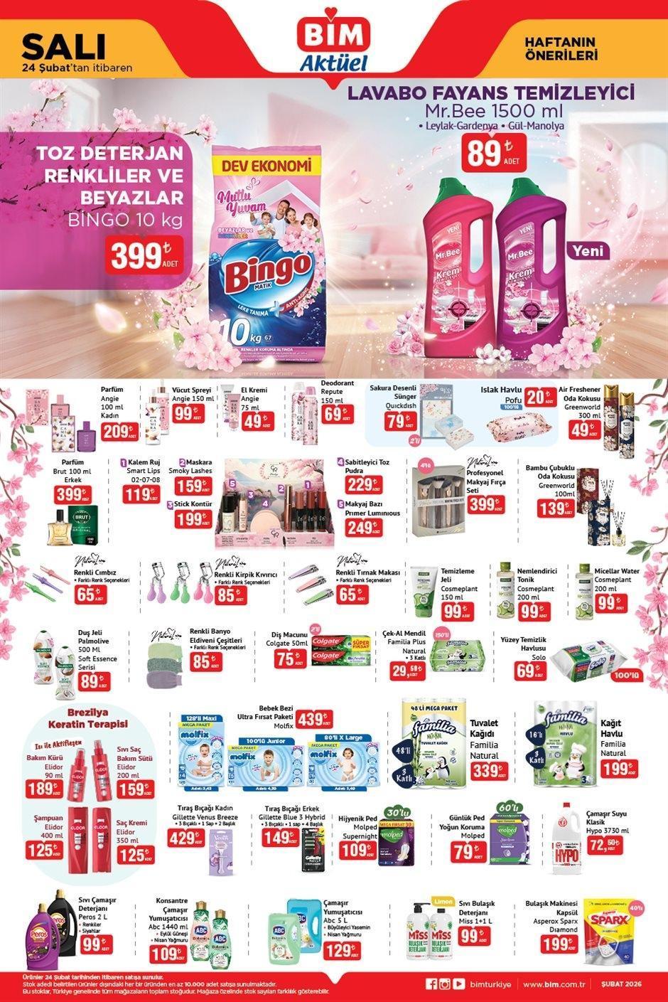 24 ŞUBAT SALI BİM AKTÜEL ÜRÜNLER KATALOĞU