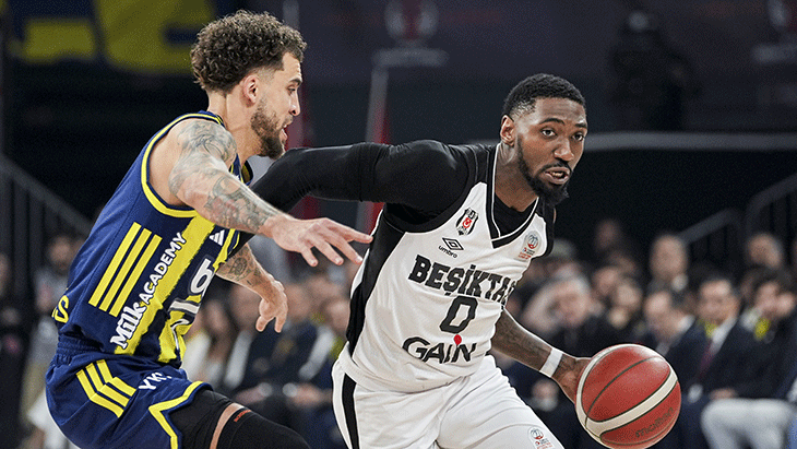 Basketbolda Türkiye Kupası finali Fenerbahçe - Beşiktaş maçından fotoğraflar