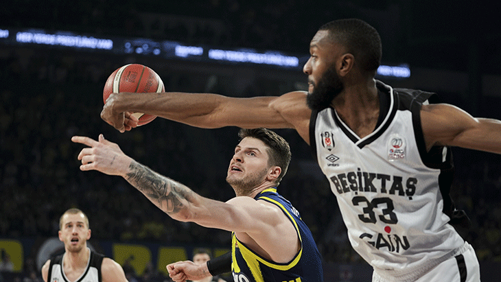 Basketbolda Türkiye Kupası finali Fenerbahçe - Beşiktaş maçından fotoğraflar