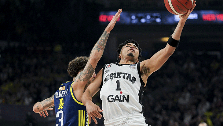 Basketbolda Türkiye Kupası finali Fenerbahçe - Beşiktaş maçından fotoğraflar