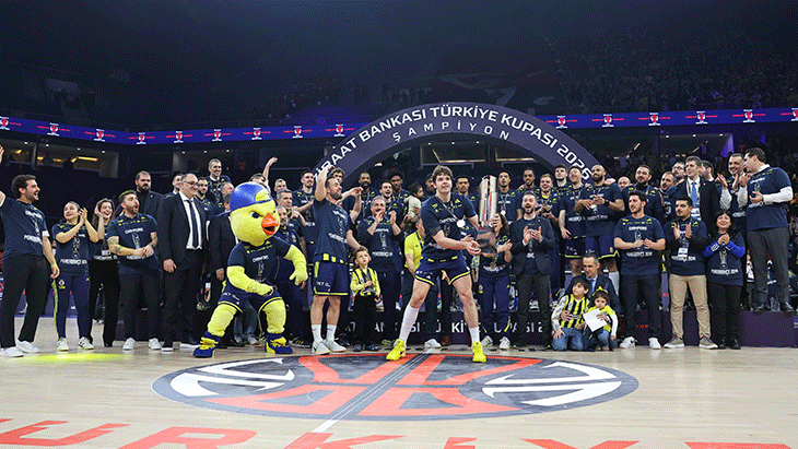 Basketbolda Türkiye Kupası finali Fenerbahçe - Beşiktaş maçından fotoğraflar