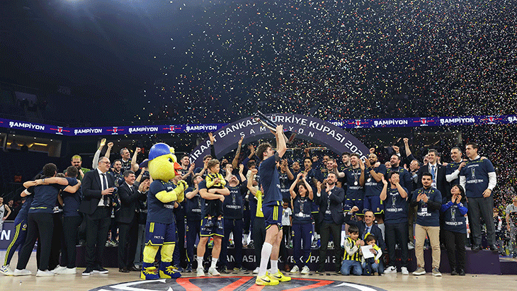 Basketbolda Türkiye Kupası finali Fenerbahçe - Beşiktaş maçından fotoğraflar