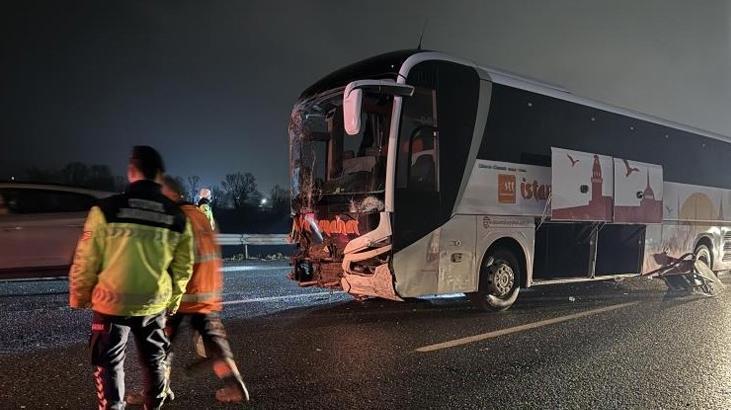 Anadolu Otoyolunda 16 araç birbirine girdi Zincirleme kazada çok sayıda yaralı var