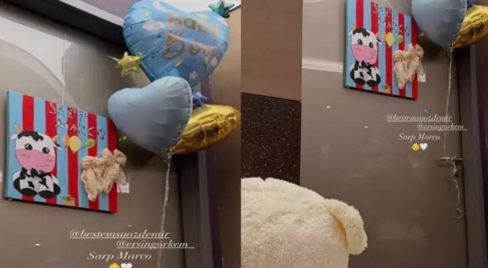 Günler önce anne olmuştu Bestemsu Özdemirden oğlu Sarp Marco ile yeni kare