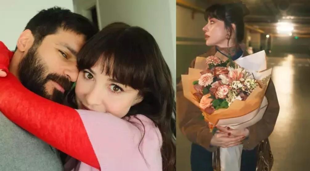 Özge Gürel ve Serkan Çayoğlu çiftinden aşk dolu poz