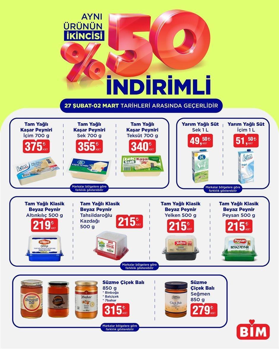 İKİNCİSİ % 50 İNDİRİMLİ 27 ŞUBAT-2 MART