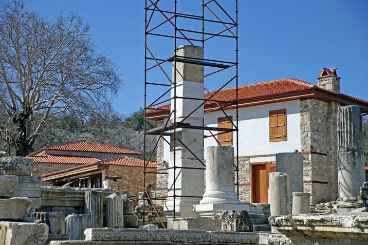 Gladyatörler kentinde zaman yolculuğu Restore edilen dükkanlarda geleneksel meslekler yaşatılacak