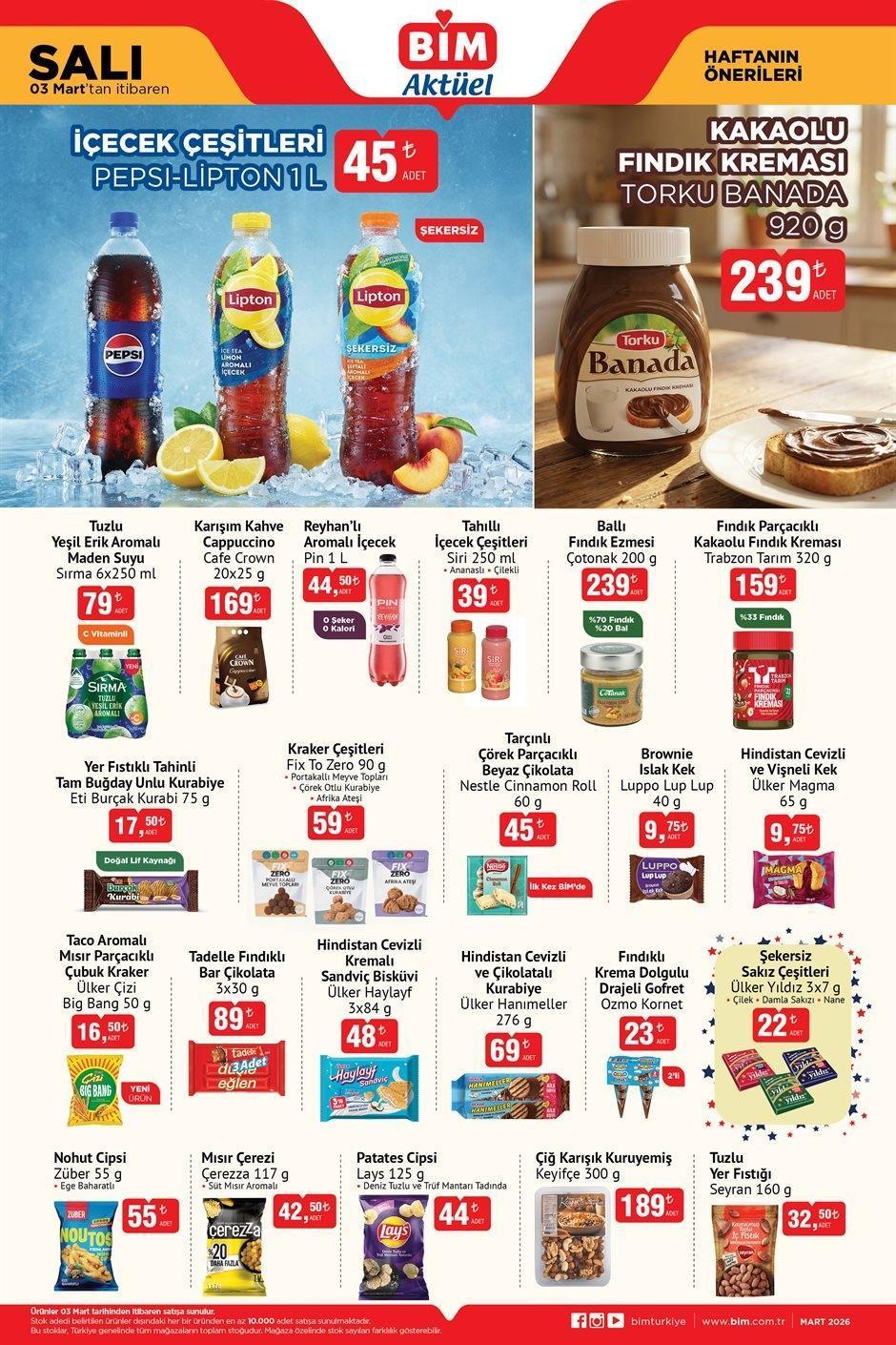 BİM 3 MART SALI AKTÜEL ÜRÜNLER BİM 3 MART SALI AKTÜEL ÜRÜNLER