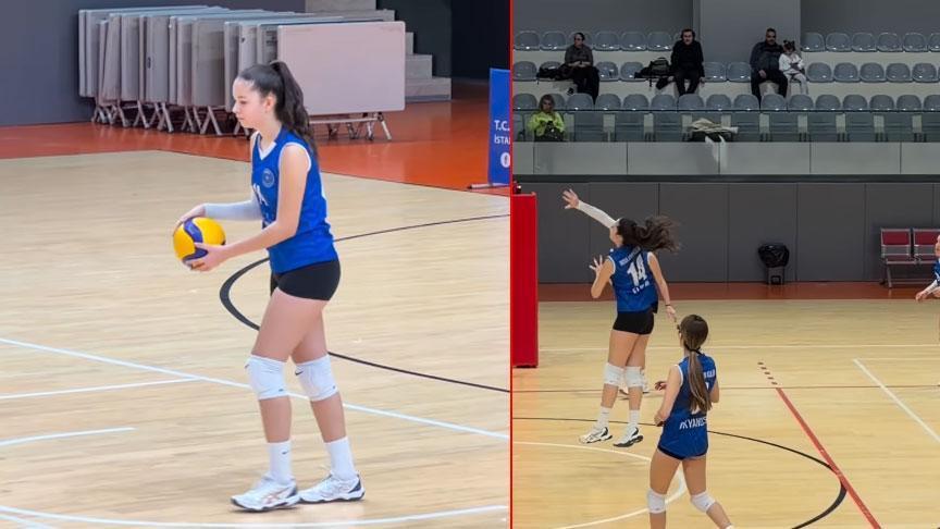 İbrahim Tatlıses’in kızı Elif Ada annesini geçti: 12 yaşında 1.80 boyunda