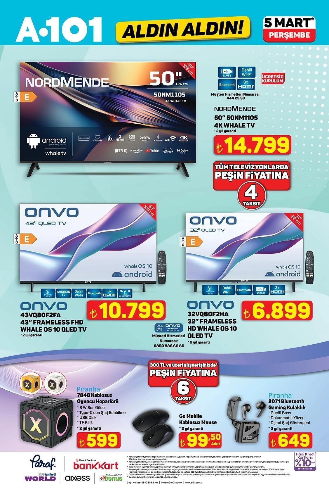 5 MART A101 AKTÜEL KATALOĞU