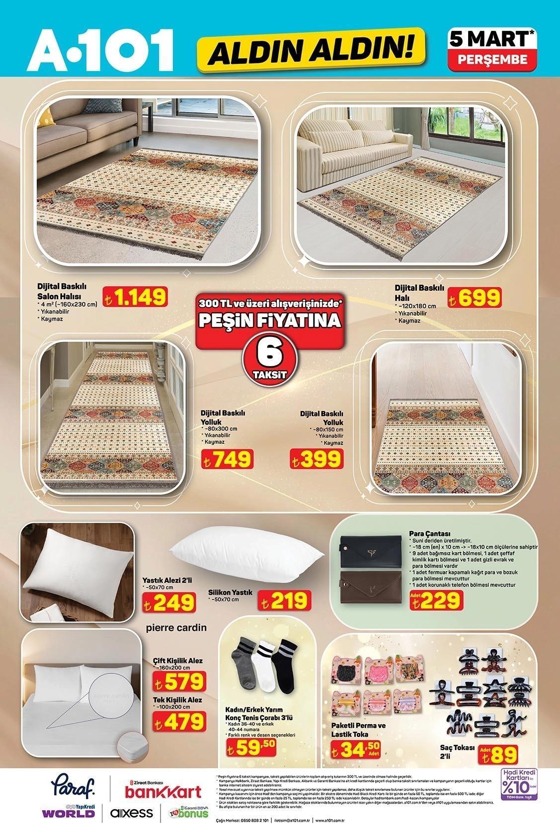 5 MART A101 AKTÜEL KATALOĞU