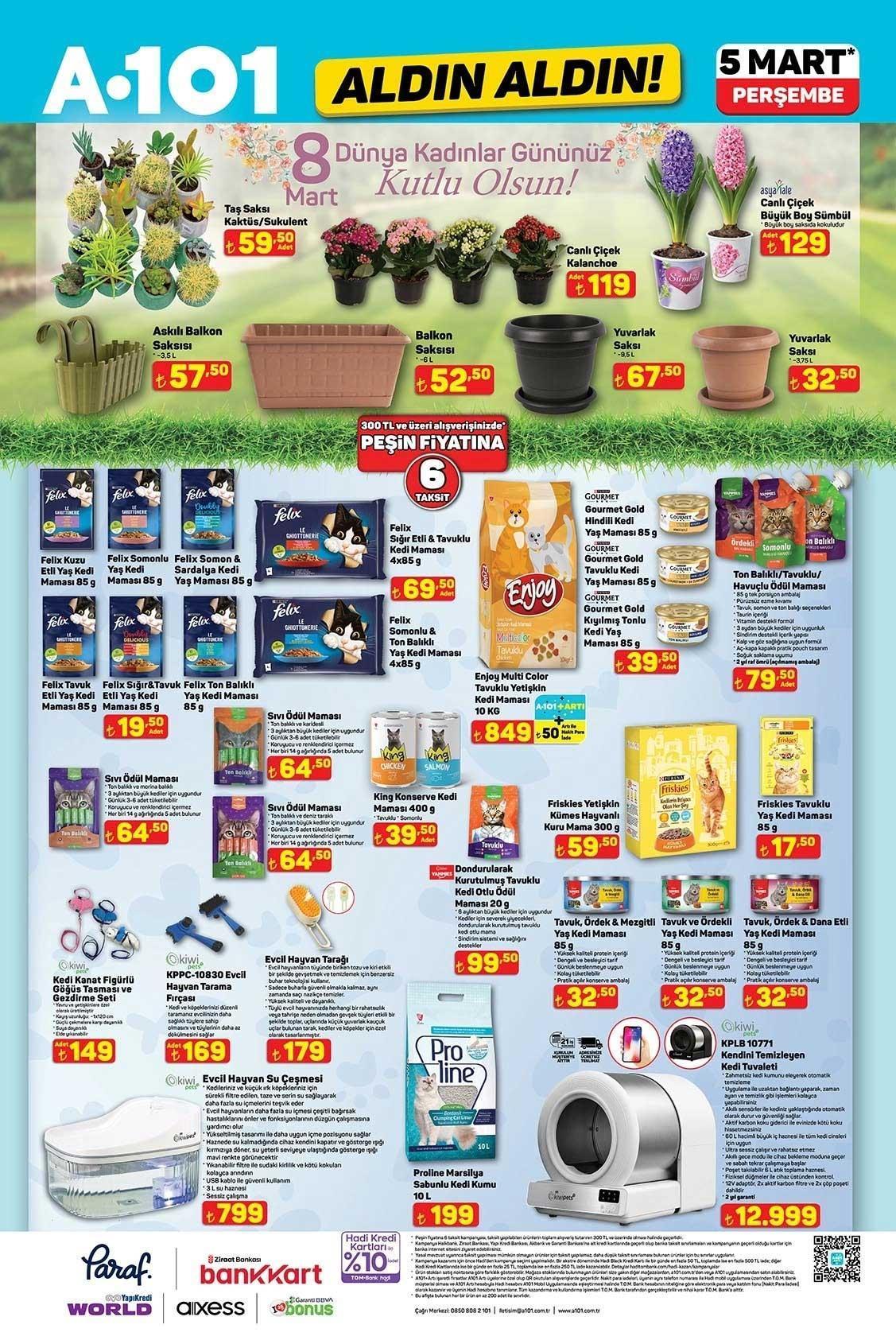 5 MART A101 AKTÜEL KATALOĞU