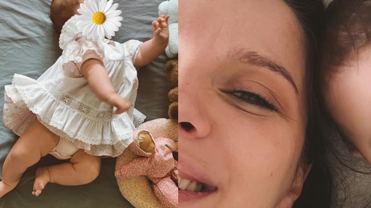 İrem Helvacıoğlundan yeni kareler İşte kızı Soranın son hali