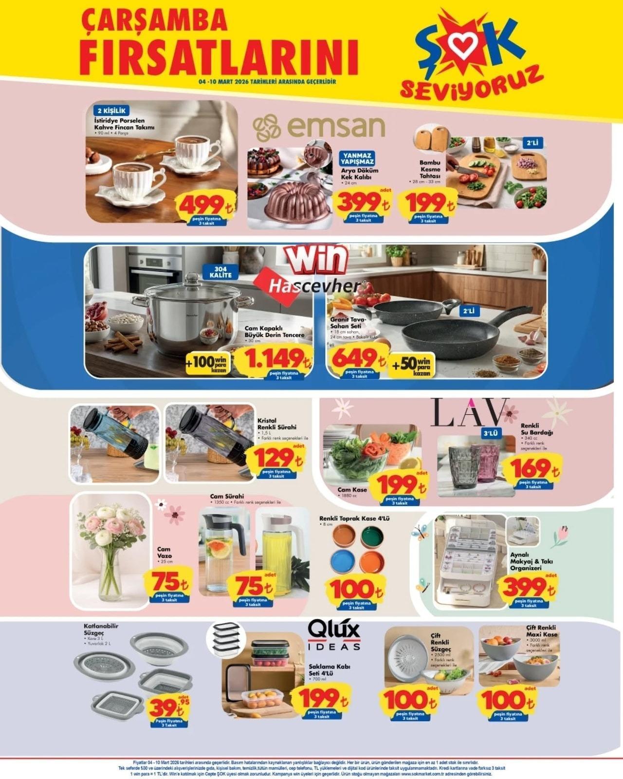 ŞOK 4-10 MART AKTÜEL KATALOĞU