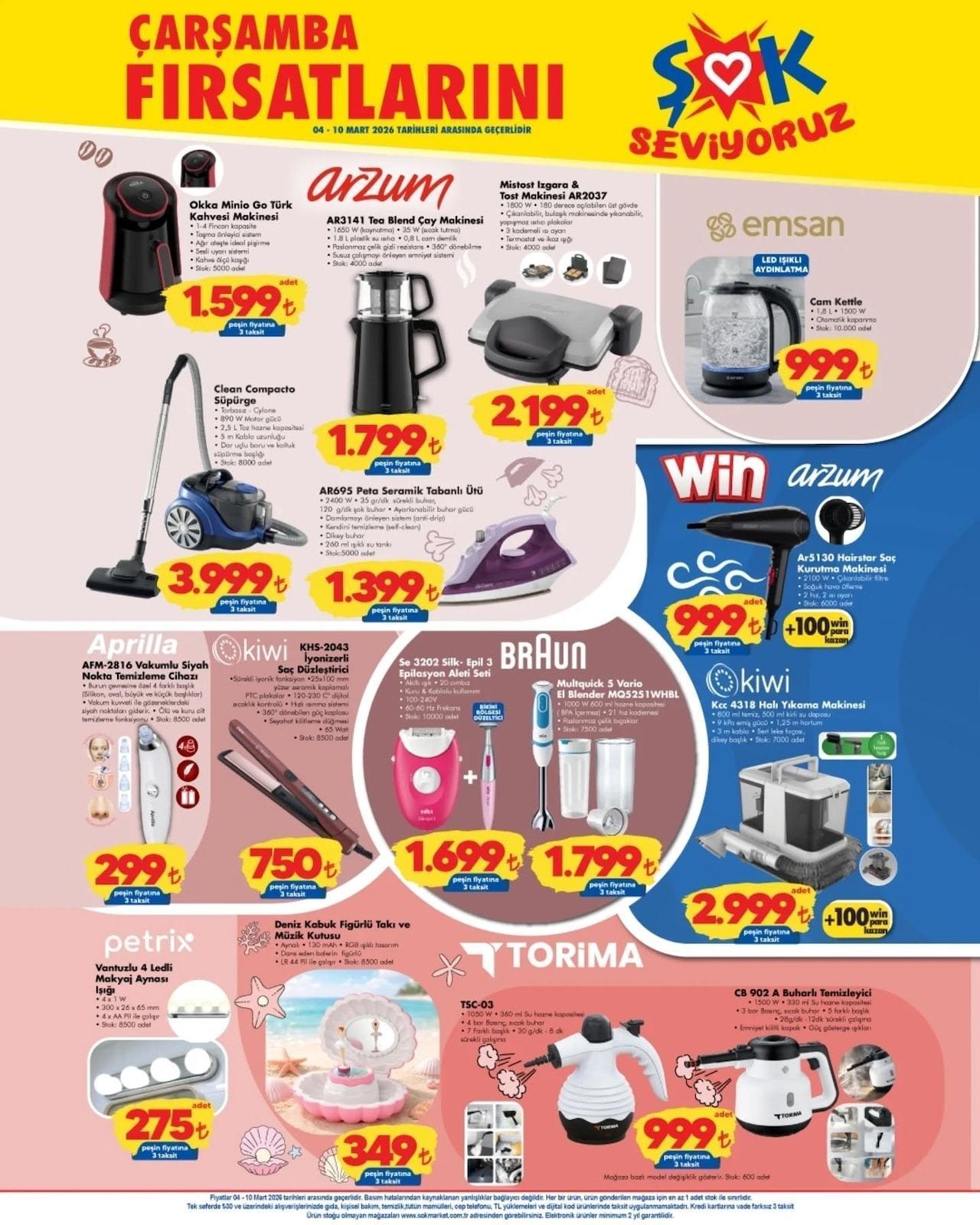 ŞOK 4-10 MART AKTÜEL KATALOĞU
