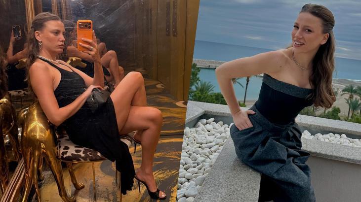 Paris Moda Haftasında stil çakışması Serenay Sarıkaya ile Rosie Huntington-Whiteley pişti oldu