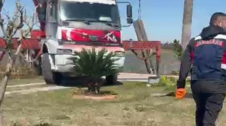 İrandan ateşlenen mühimmat parçası Hataya düştü