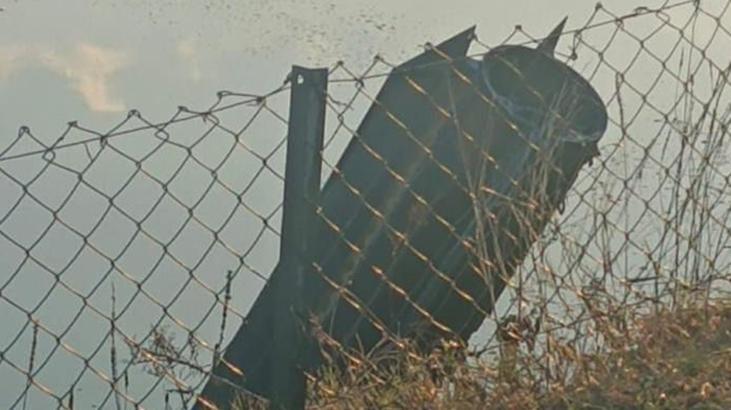 İrandan ateşlenen mühimmat parçası Hataya düştü