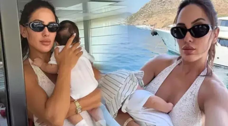 Survivor Sahra ve oğlu Pamirden yeni kareler Doğum sonrası fit haliyle dikkat çekti