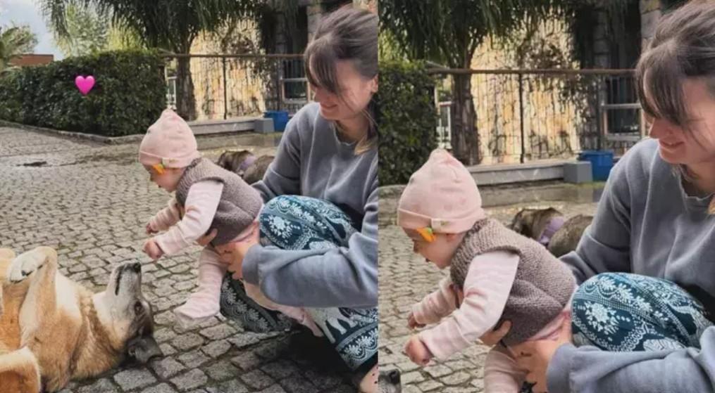 Gizem Karacadan iç ısıtan yeni kare Kızı Leyla Yazın son haline bakın