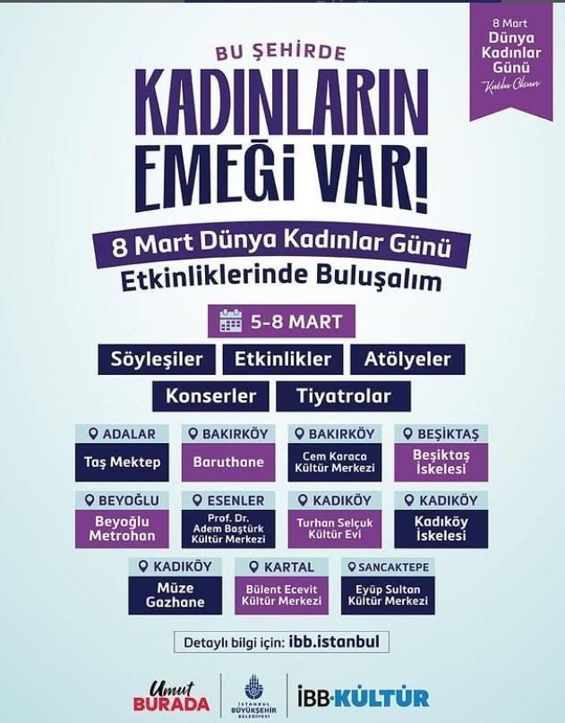 8 MART DÜNYA KADINLAR GÜNÜ ETKİNLİKLERİ