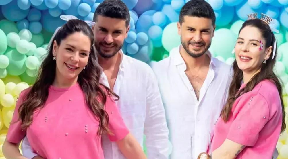 Kalp emojisi ile paylaştı Berk Oktay ve Yıldız Çağrı Atiksoy çiftinden mutlu aile pozu