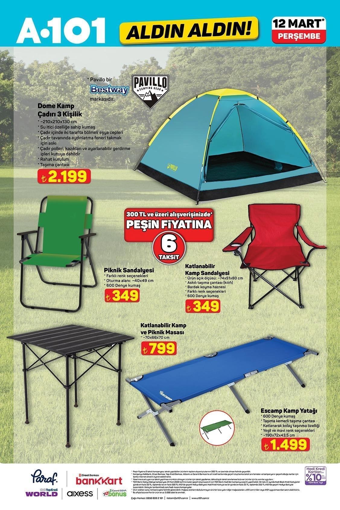 12 MART PERŞEMBE A101 ALDIN ALDIN AKTÜEL KATALOĞU