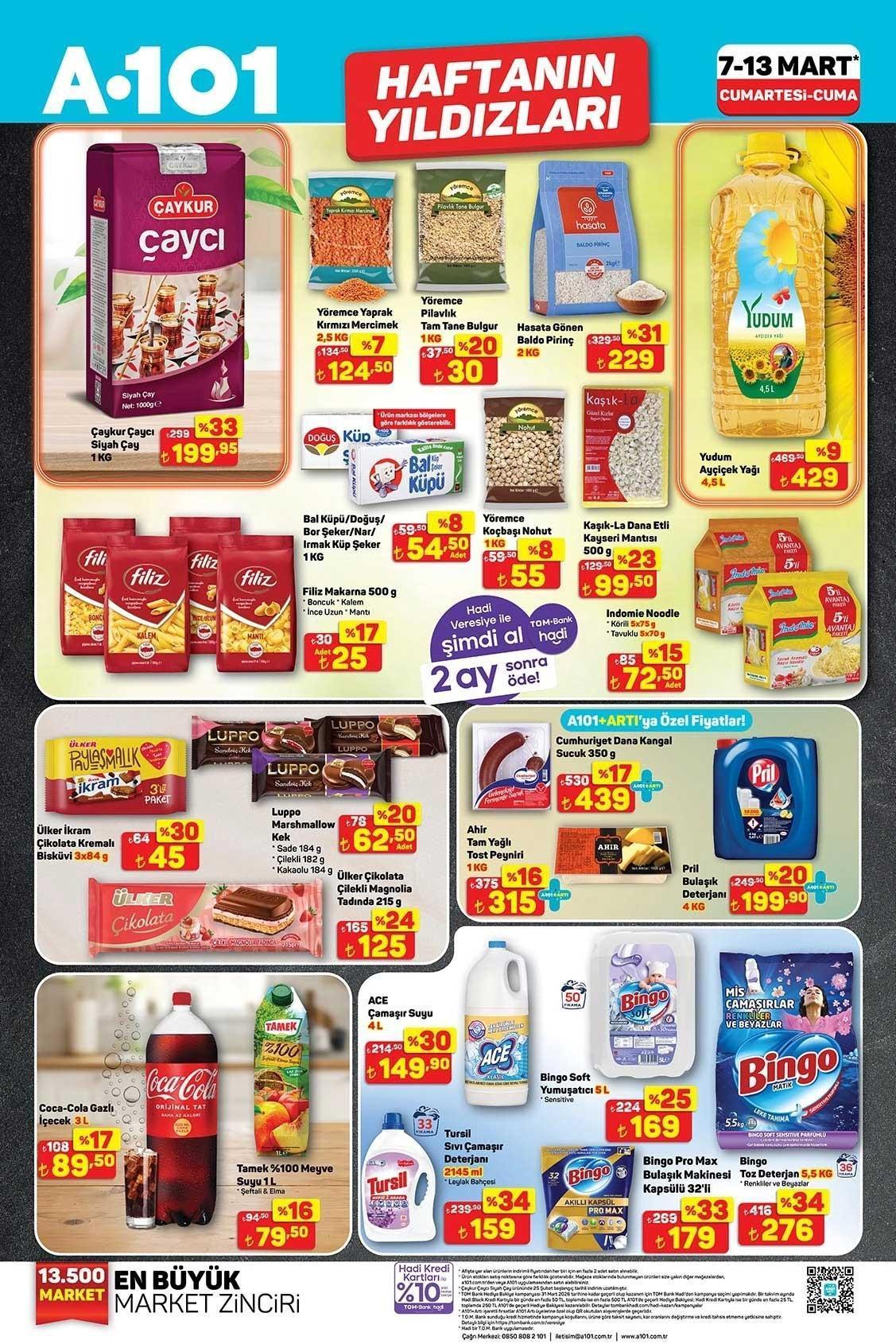 7-13 MART A101 AKTÜEL KATALOĞU