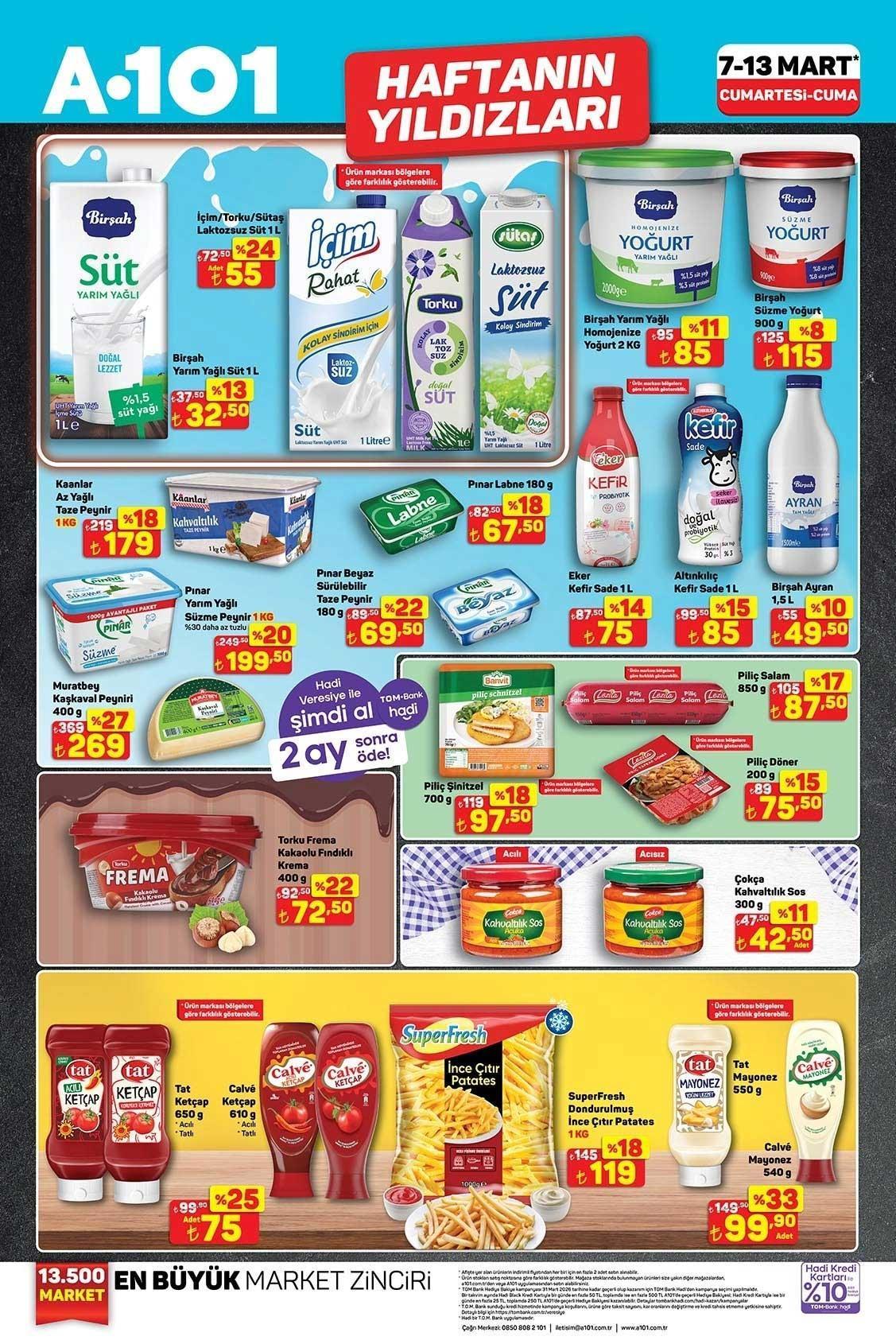 7-13 MART A101 AKTÜEL KATALOĞU