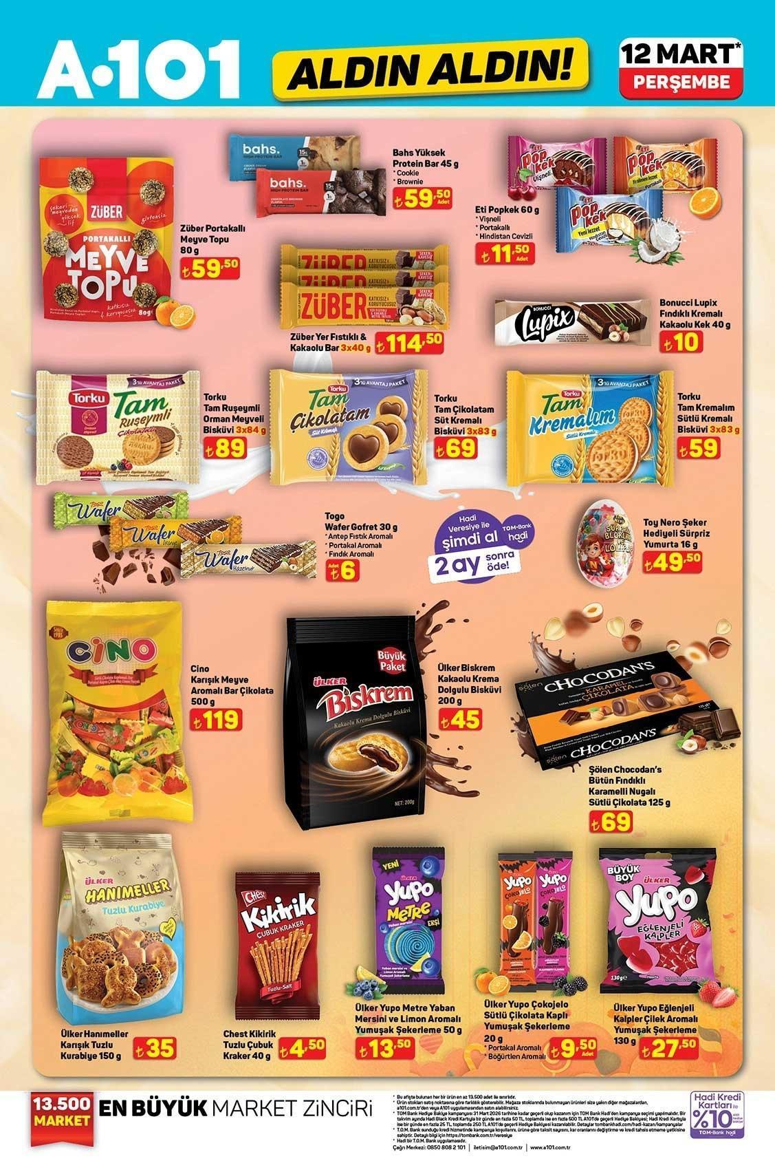 12 MART PERŞEMBE A101 ALDIN ALDIN AKTÜEL KATALOĞU