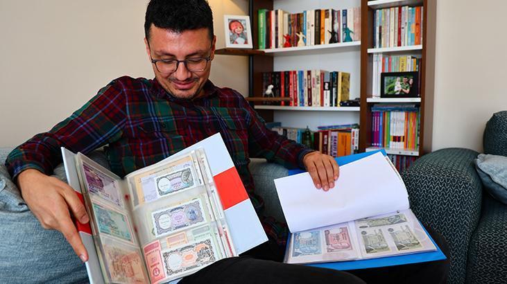 5 kıta, 75 ülke Banknotları topladı, binden fazla parçalık koleksiyon oluştu 5 kıta, 75 ülke Banknotları topladı, binden fazla parçalık koleksiyon oluştu