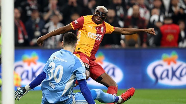 Beşiktaş - Galatasaray derbisinden görüntüler