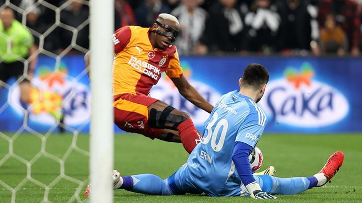 Beşiktaş - Galatasaray derbisinden görüntüler