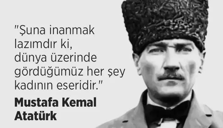 8 MART KADINLAR GÜNÜ🌹Atatürkün kadınlar ile ilgili sözleri Resimli Atatürklü 8 Mart Kadınlar Günü mesajları ve sözleri