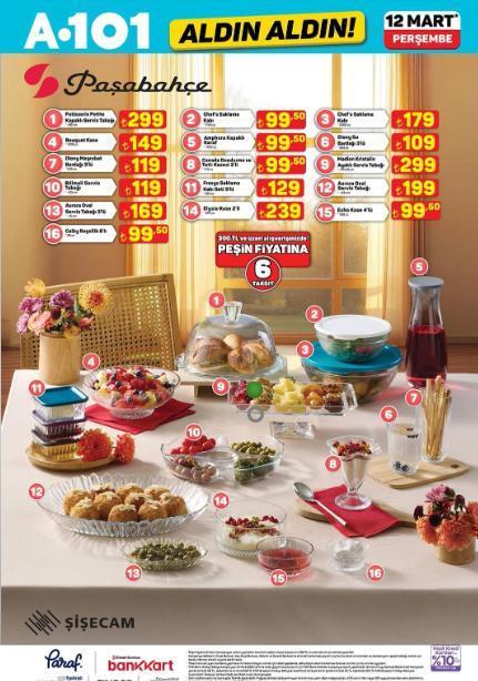 12 MART PERŞEMBE AKTÜEL ÜRÜNLER KATALOĞU