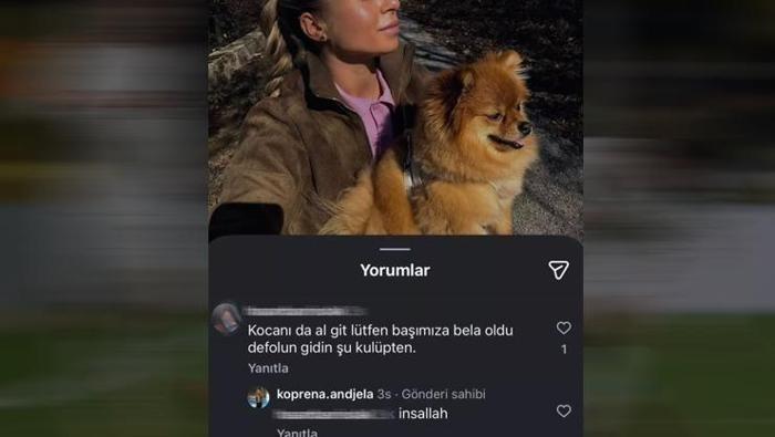 'İNŞALLAH' CEVABI
Fenerbahçeli bir taraftar, Mert Müldür'ün nişanlısının bir fotoğrafına, 