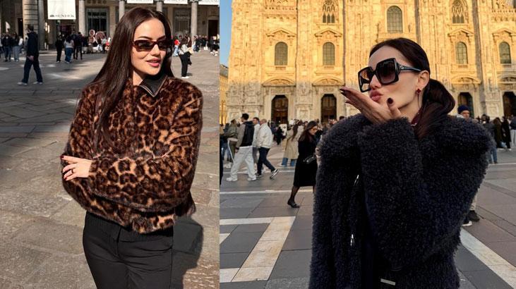 İtalyada aşk tazelediler Burak Özçivit ve Fahriye Evcenden romantik poz