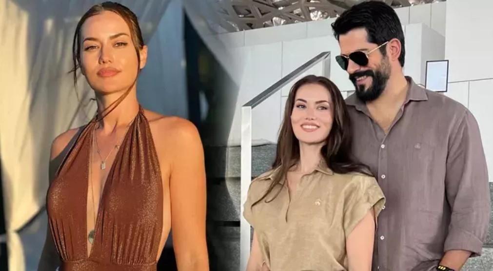 İtalyada aşk tazelediler Burak Özçivit ve Fahriye Evcenden romantik poz
