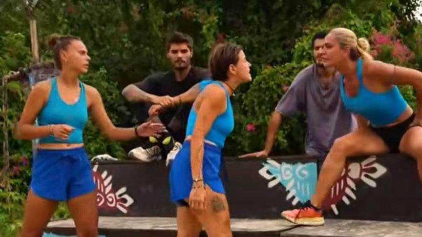 Survivor’da büyük kavga Nagihan Karadere ile Lina birbirine girdi