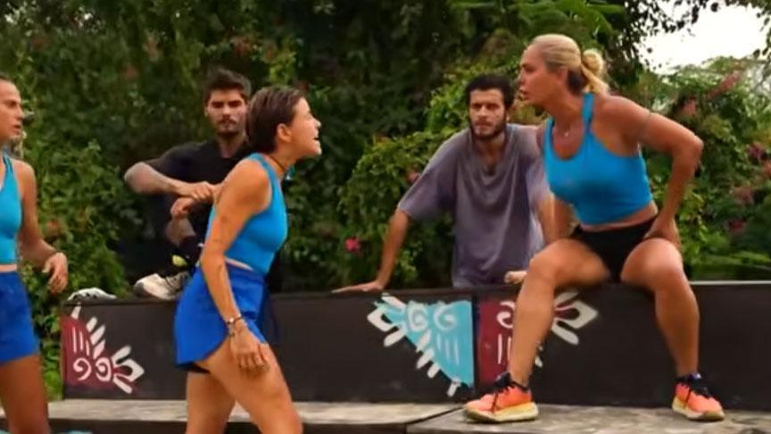 Survivor’da büyük kavga Nagihan Karadere ile Lina birbirine girdi