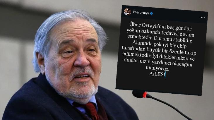 İlber Ortaylıya ne oldu İlber Ortaylının hastalığı ne, neyi var Sağlık durumu hakkında ailesinden açıklama İlber Ortaylıya ne oldu İlber Ortaylının hastalığı ne, neyi var Sağlık durumu hakkında ailesinden açıklama