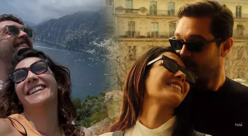 Fransada aşka geldiler Aybüke Pusat ve Furkan Andıç çiftinden romantik kareler