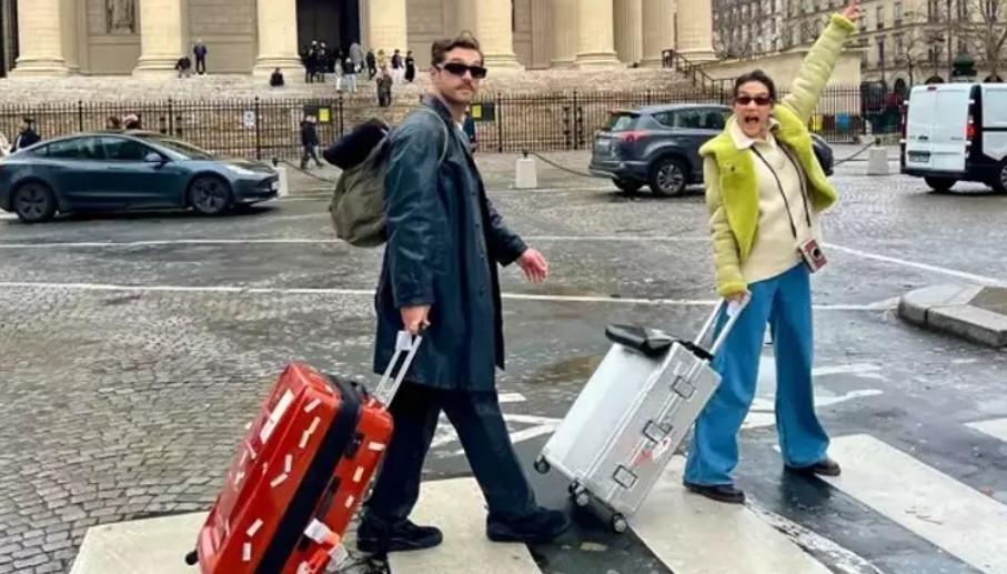 Fransada aşka geldiler Aybüke Pusat ve Furkan Andıç çiftinden romantik kareler