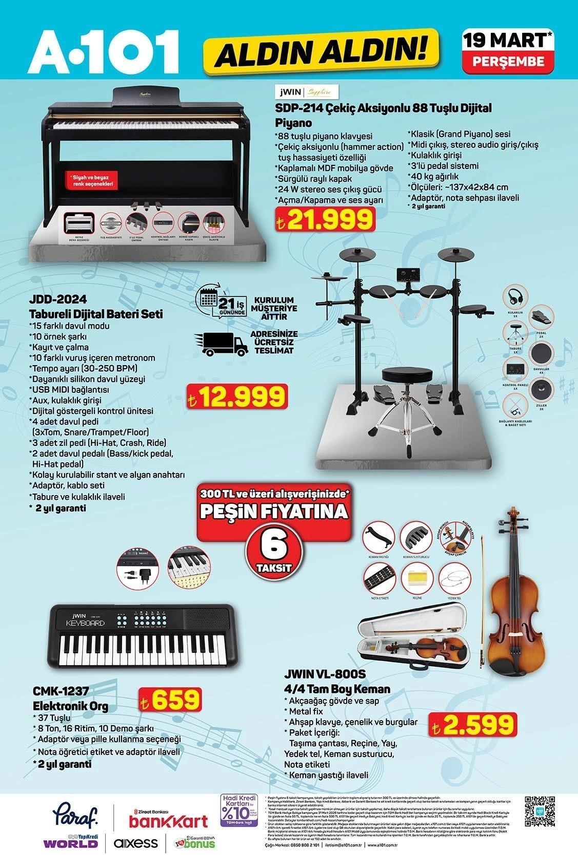 19 MART A101 ALDIN ALDIN AKTÜEL KATALOĞU
