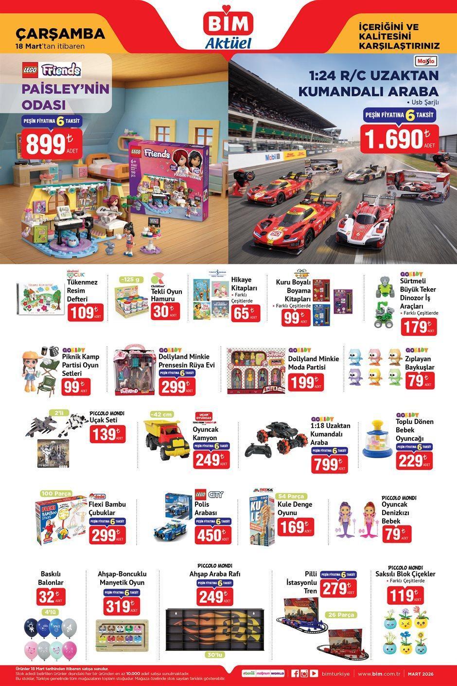 18 MART BİM AKTÜEL İNDİRİMLERİ