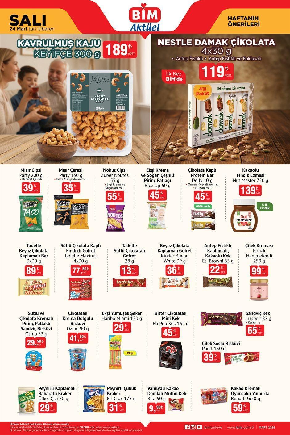 24 MART SALI BİM AKTÜEL İNDİRİMLERİ