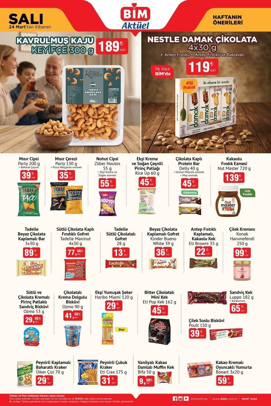 24 MART SALI BİM AKTÜEL ÜRÜNLERİ